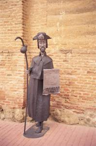 &laquo;Pelgrim&raquo; bij de herberg van Sahag&uacute;n