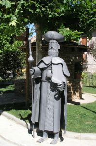 Beeld van Santiago in Santa Cilia de Jaca